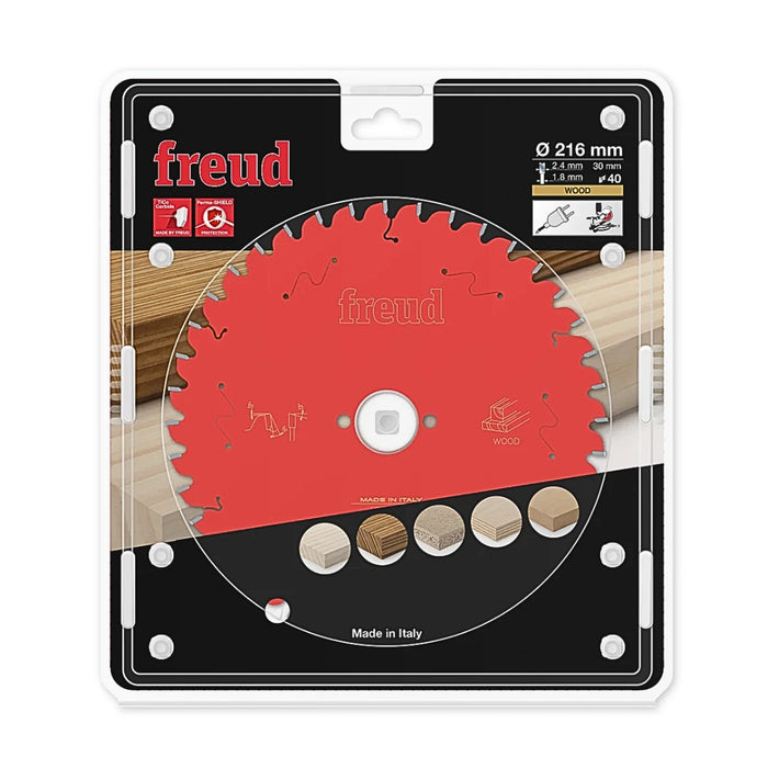 Freud | Saw Blade 216 X 2.4 X 30 X Z 40  Wood
