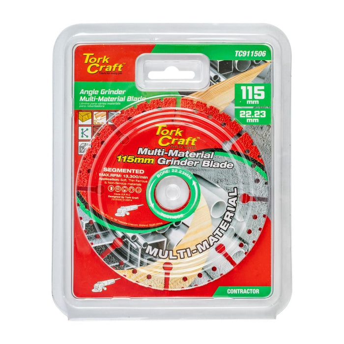 Tork Craft Multi Material Cutting Blade 115mm x 22.23mm
