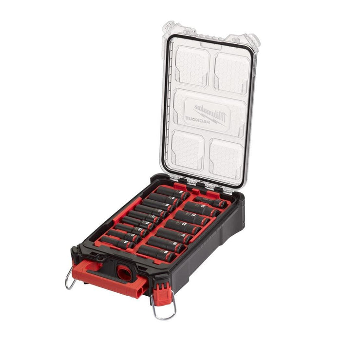 Milwaukee | 1/2" Packout impact socket set - 16 pc