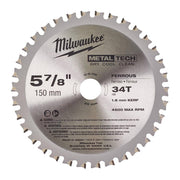 Milwaukee | F 150 x 20 x 34 - 1 pc Circ Saw Metal Blade-Toolcraft