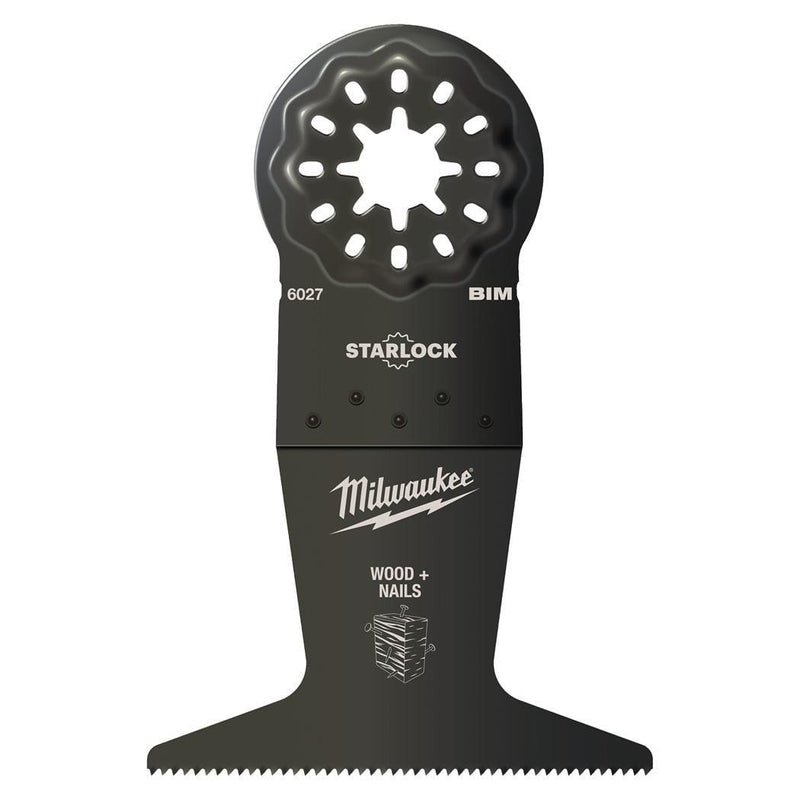 Milwaukee | Wood & Nails Bi-Metal 65mm Plunge Blade - 1pc-Toolcraft