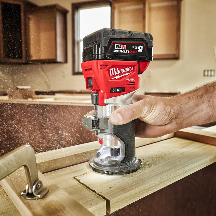 Milwaukee Cordless Trim Router M18 FTR8-0X