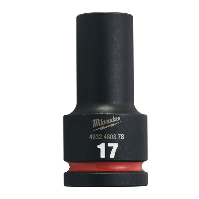 Milwaukee | Shockwave 3/4" Square Deep Socket 17 mm Impact