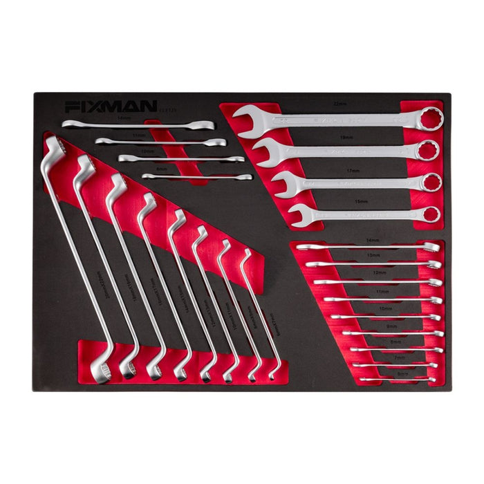 Fixman | 7 Drawer Ind. Roller Cabinet With 133pc Mechanics Tool Set