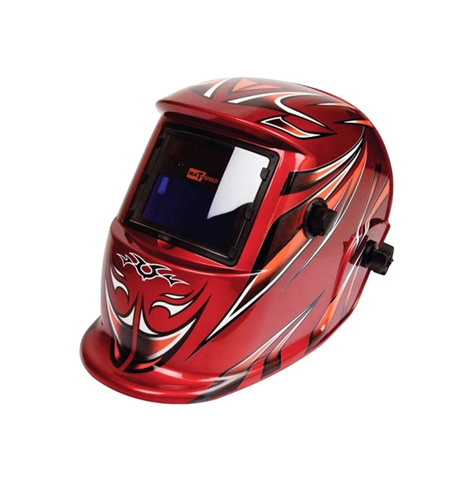 Matweld | Helmet Auto-Dark Red