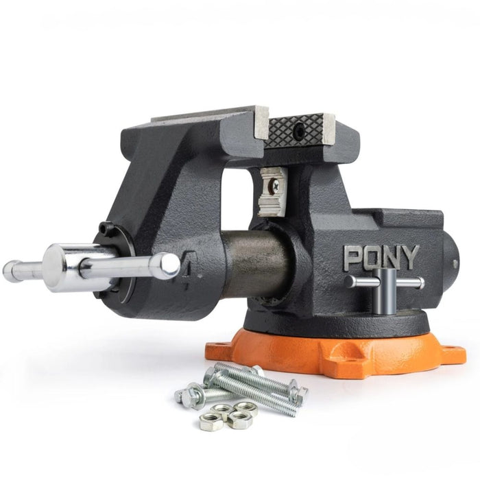 Pony | 100mm (4") Pro Heavy-duty Swivel Base Bench VisE