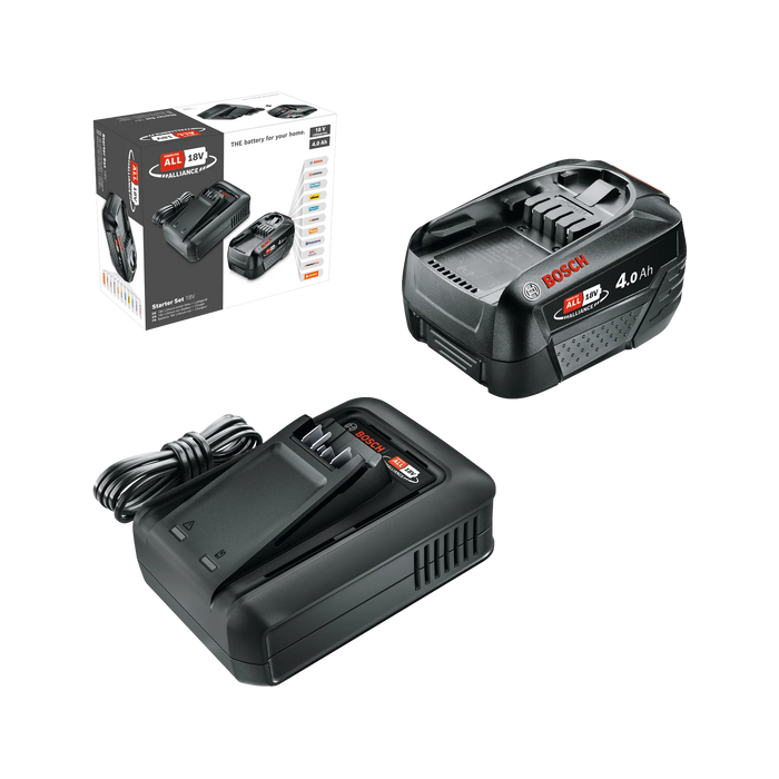 Bosch DIY | Charger & 4,0Ah Battery Starter Kit 18V