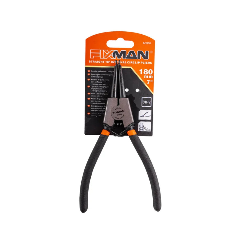 Fixman | Straight External Circlip Pliers 7"/175mm-Toolcraft