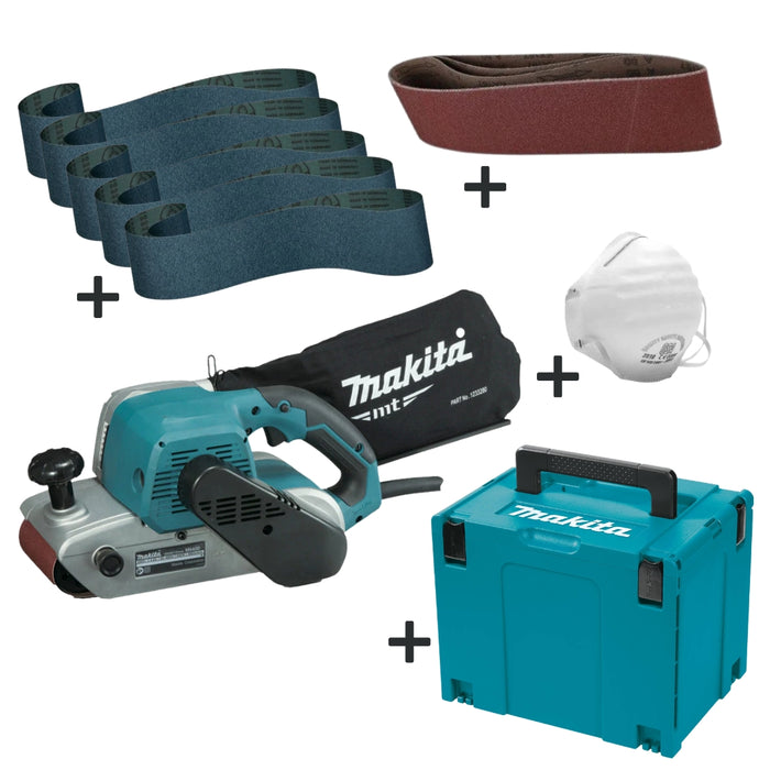 Makita M9400 Belt Sander + Acc + Systainer