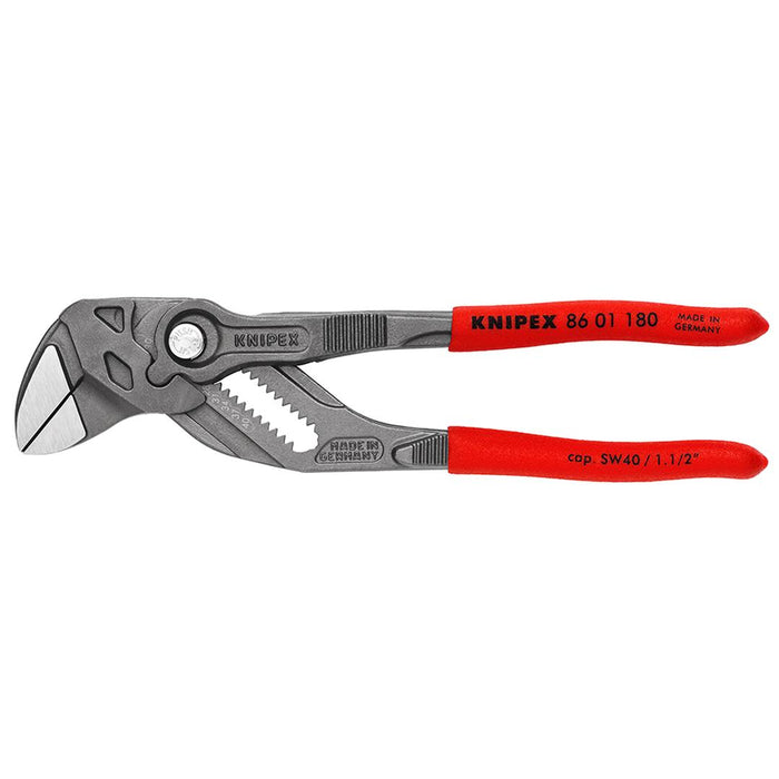 Knipex | Plier Wrench Black: PVC Grip - 180mm