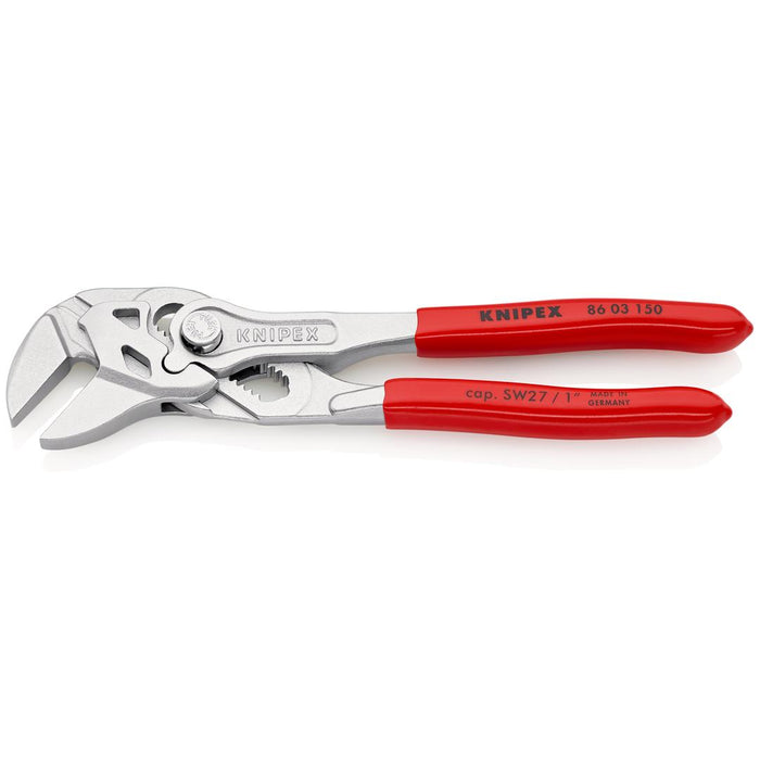 Knipex | Plier Wrench Chrome: PVC Grip - 150mm