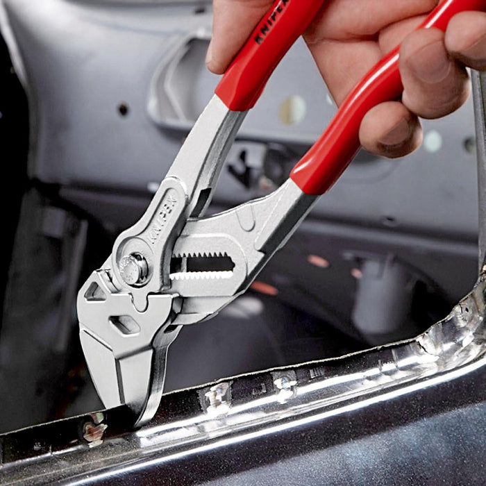 Knipex | Plier Wrench Chrome: PVC Grip - 150mm