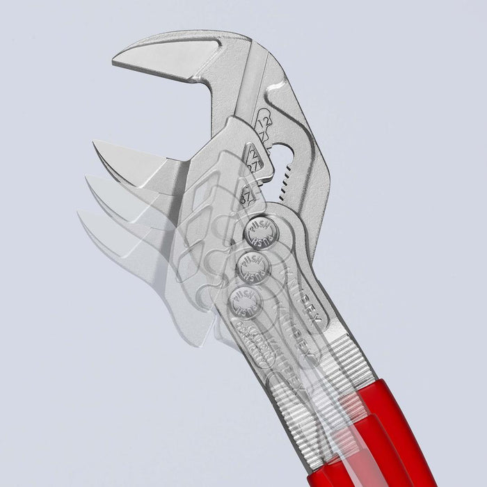 Knipex | Plier Wrench Chrome: PVC Grip - 250mm