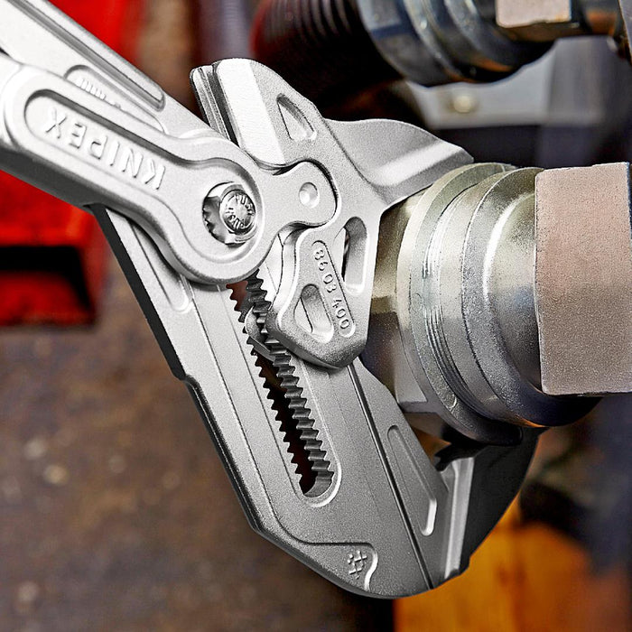 Knipex | Plier Wrench Chrome: PVC Grip - 400mm