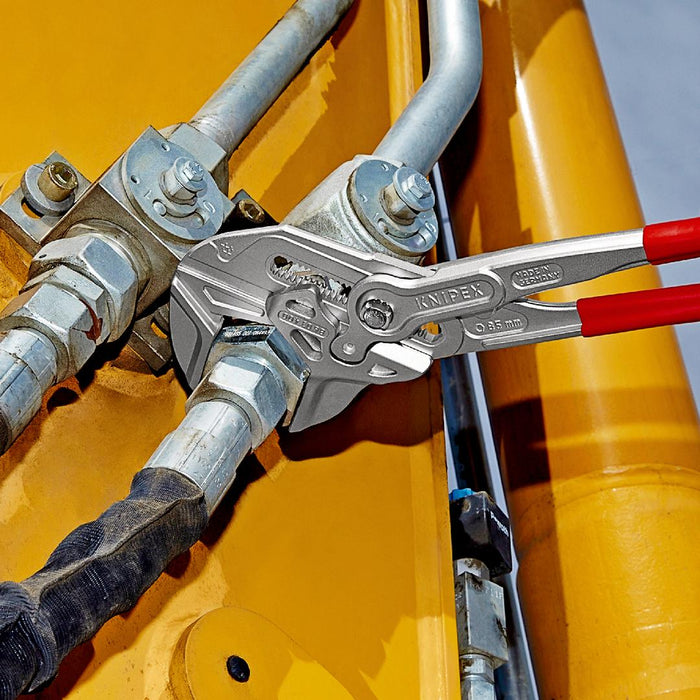 Knipex | Plier Wrench Chrome: PVC Grip - 400mm