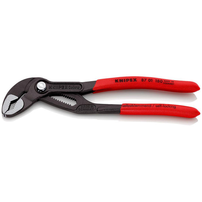 Knipex | Plier Water Pump Cobra®: PVC Grip - 180mm