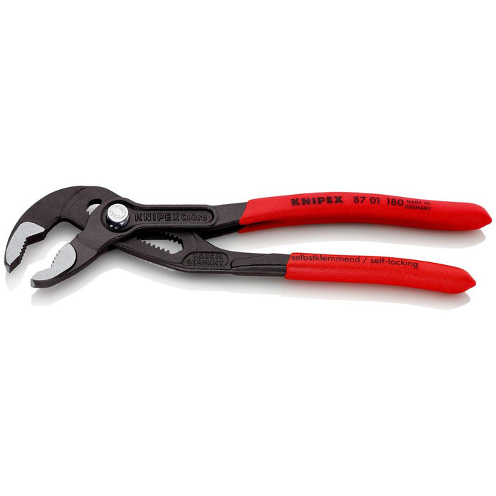 Knipex | Plier Water Pump Cobra®: PVC Grip - 180mm