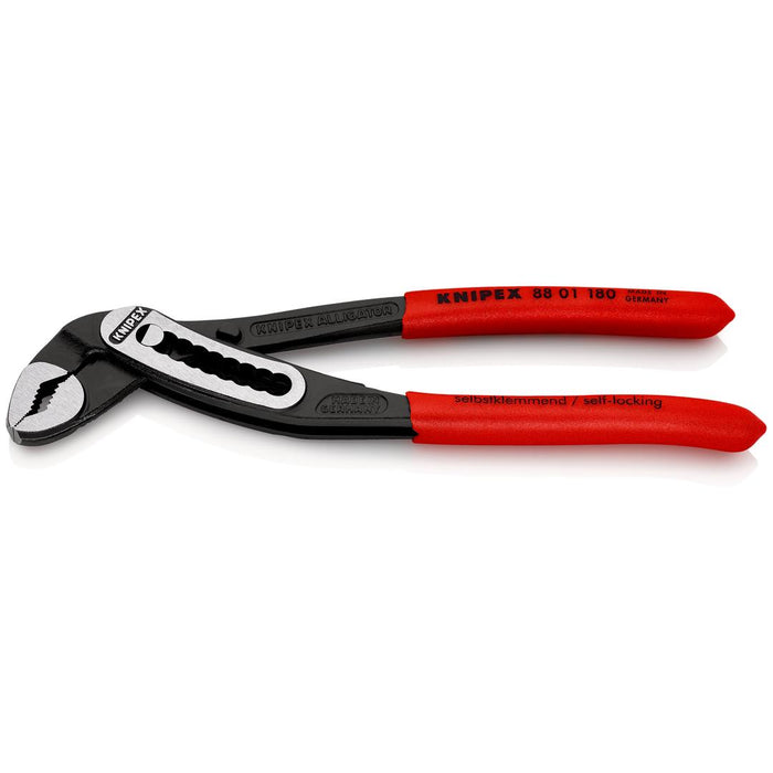 Knipex | Plier Water Pump Alligator: PVC Grip - 180mm