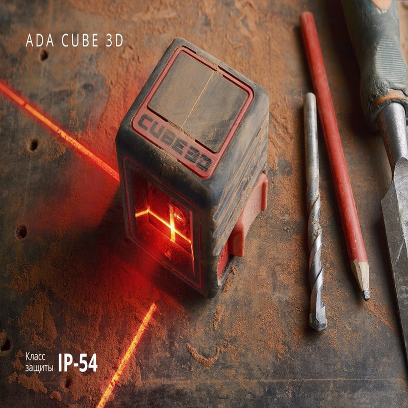 ADA | 3D Cube Cross Line Laser Kit-Toolcraft
