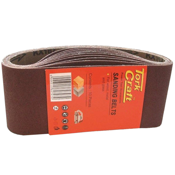 Tork Craft | Sanding Belt 65 X 410mm 40Gr 10Pk