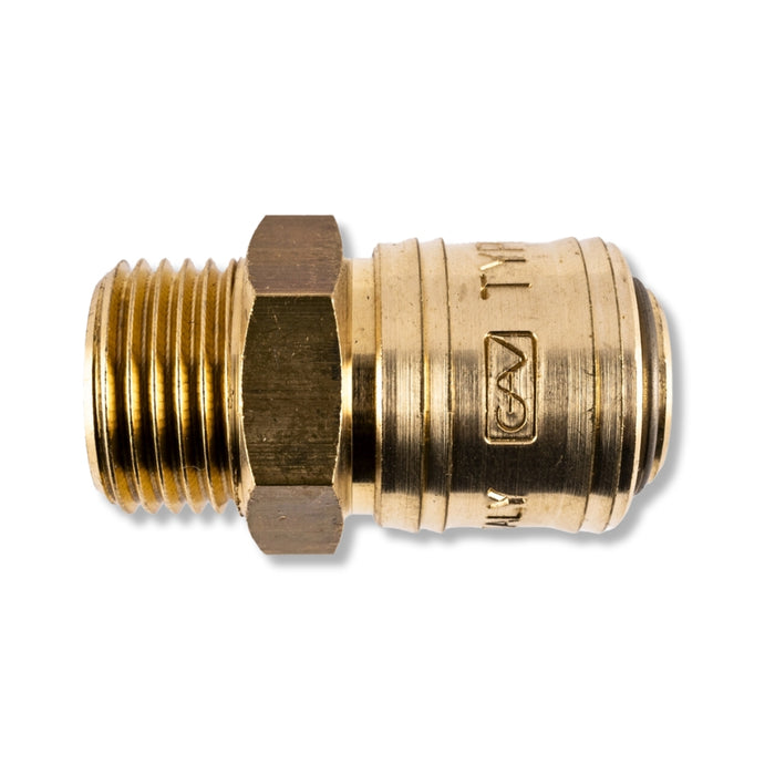 GAV | Brass Quick Coupler 1/2"M