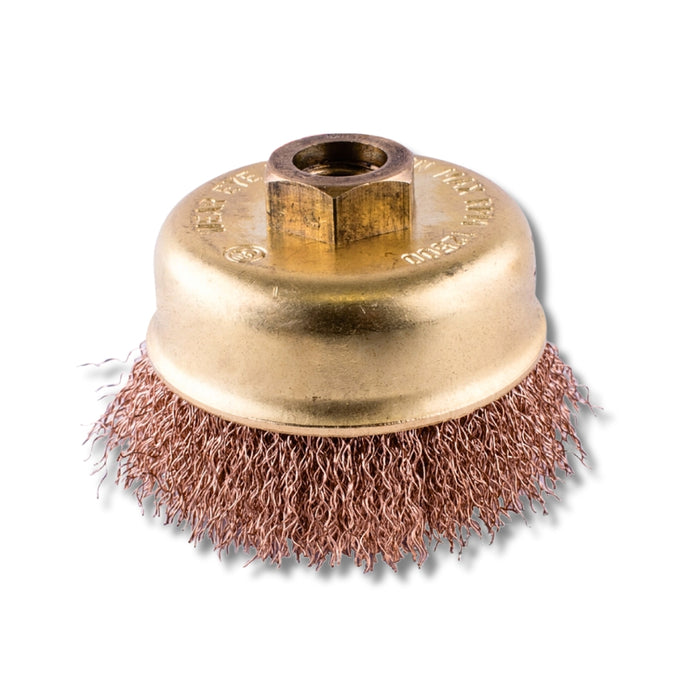 Tork Craft | Wire Cup Brush Non Sparking Crimped 60mmxm14 Bulk
