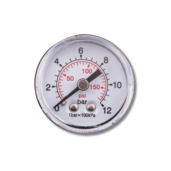 GAV | Pressure Gauge 0-12 Bar 40mm 1/4" Rear