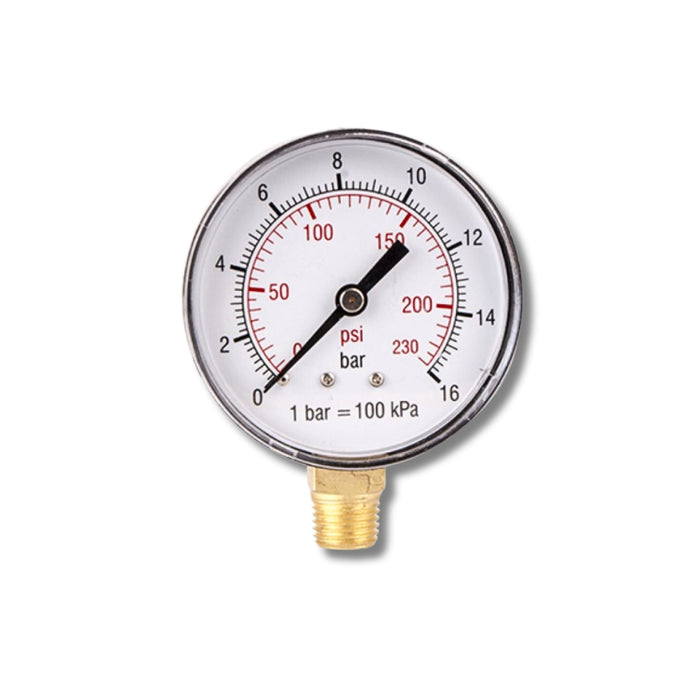 GAV | Pressure Gauge 0-16 Bar 1/4" Lower 63mm