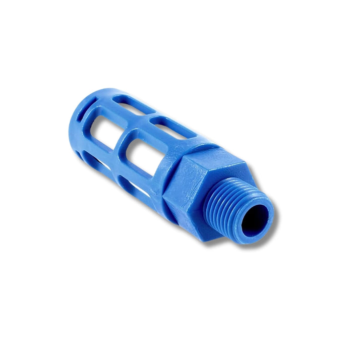 AirCraft | Plastic Breather Silencer 1/2" M Blue
