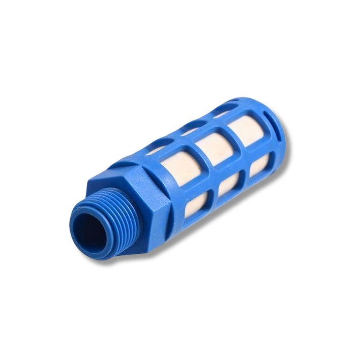 AirCraft | Plastic Breather Silencer 1/4" M Blue