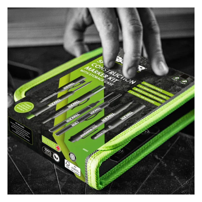 Tracer | 5pc Construction Marker Kit With Case