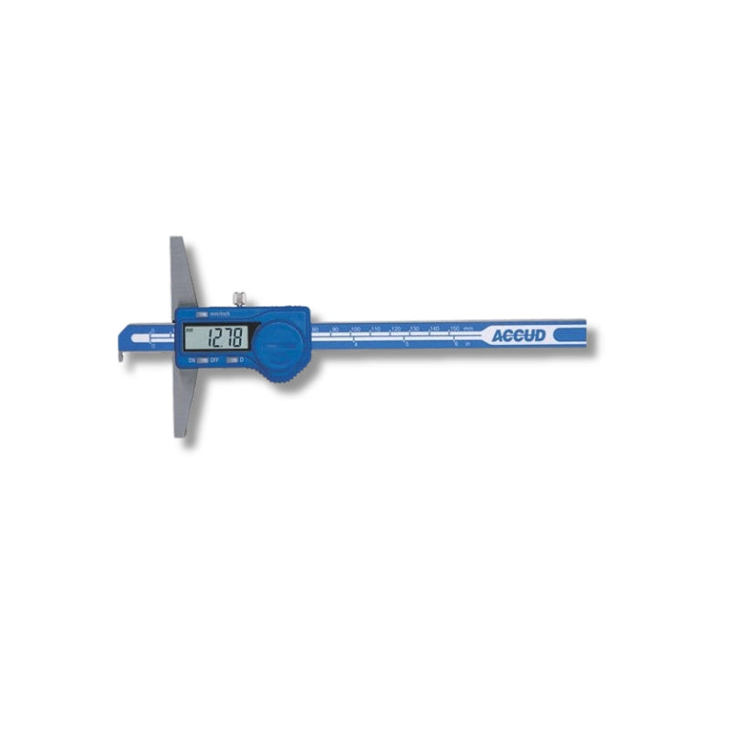 Accud | Depth Gauge Digital Hook 0-300mm/0-12"-Toolcraft