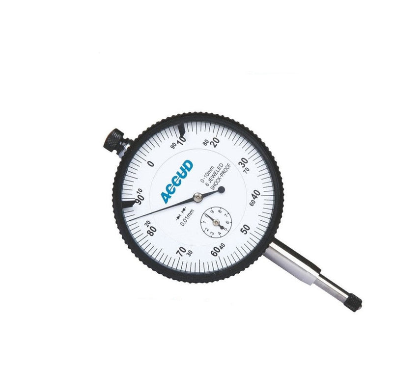 Accud | Dial Indicator Shockproof Flat Back 5mm-Toolcraft