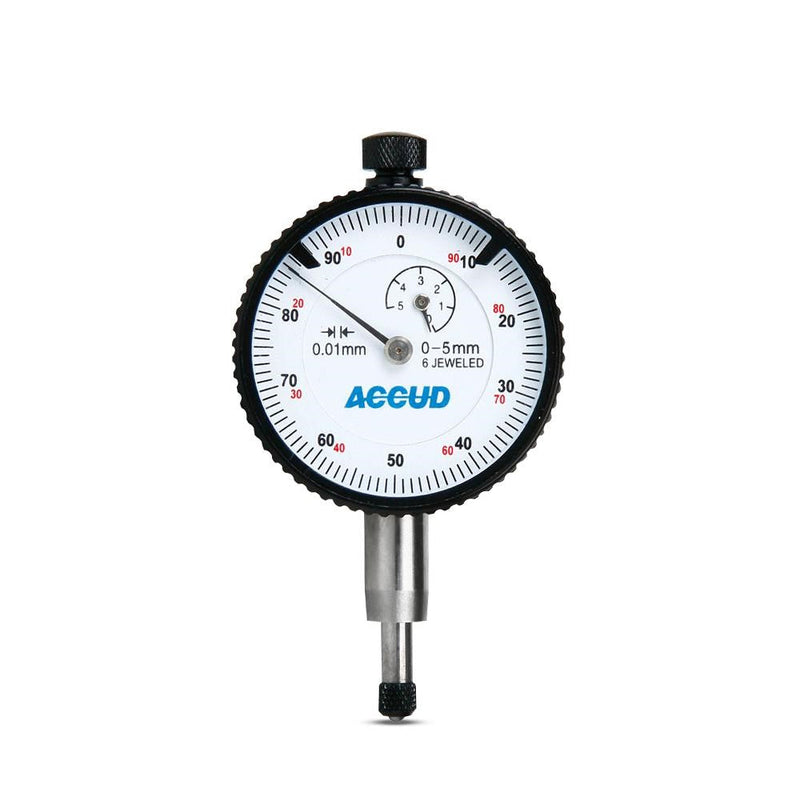 Accud | Dial Indicator Shockproof Lug & Flat Back-Toolcraft