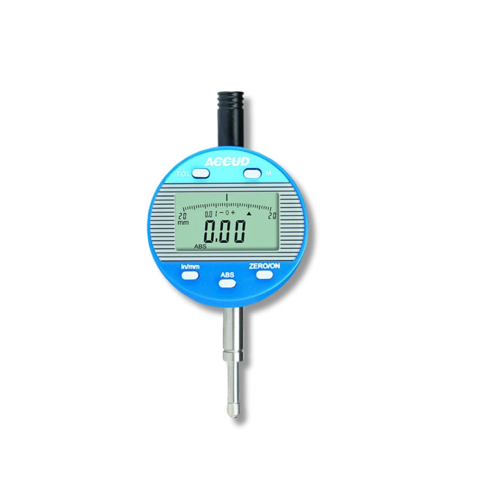 Accud | Digital Indicator Flat Back 12.7mm/0.5"