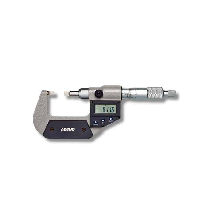 Accud | Digital Protractor Blade Micrometer 0-25mm/0-1"