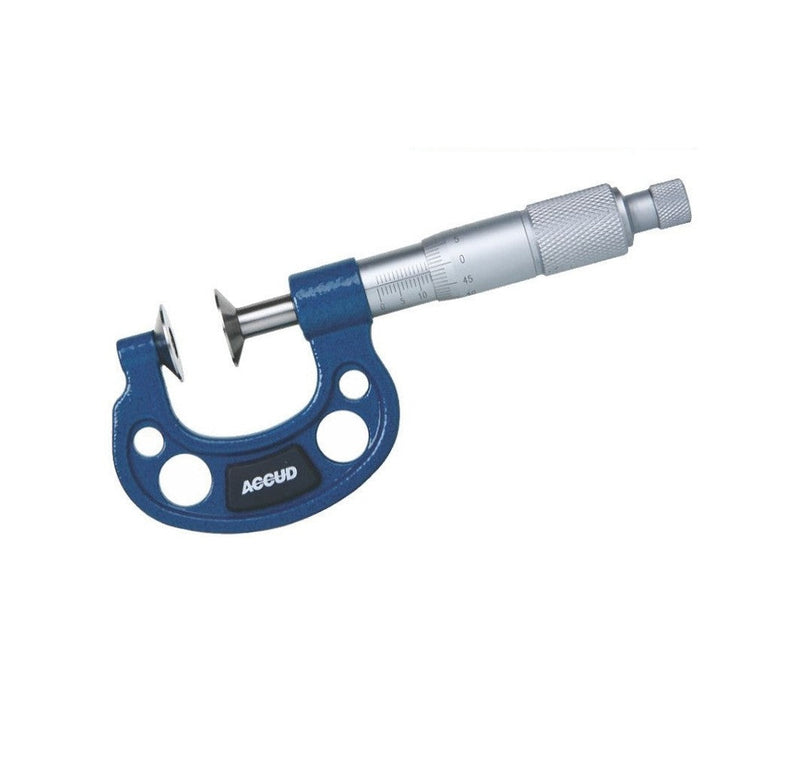 Accud | Micrometer Non-Rotating Spindle Disk 0-25mm-Toolcraft