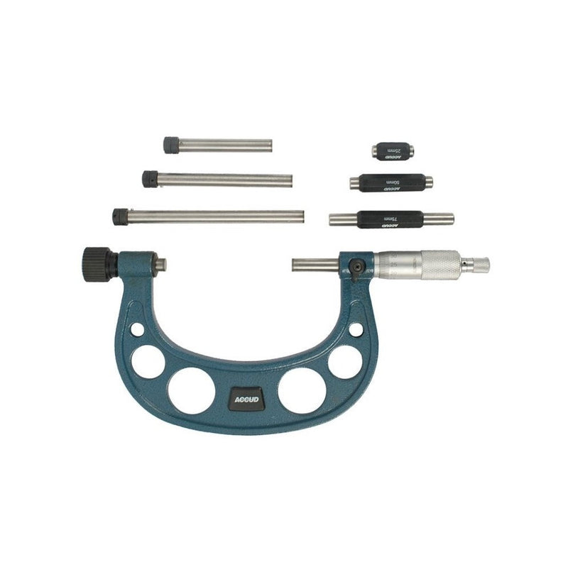 Accud | Micrometer Outside 0-50mm-Toolcraft