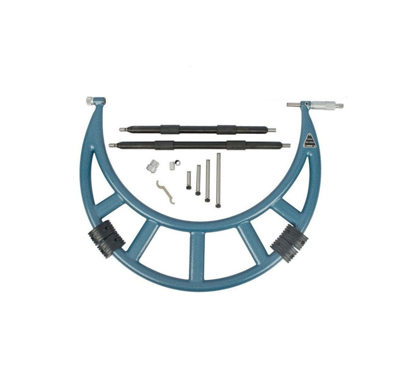Accud | Micrometer Outside with Interchangeable Anvils 300-400mm-Toolcraft