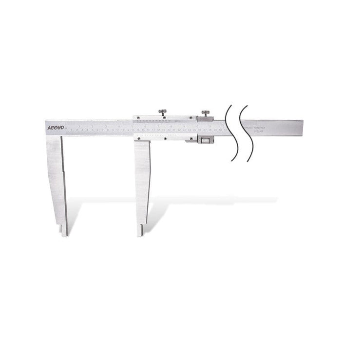 Accud | Vernier Calliper Jaw Length 200mm 0-500mm/0-20"