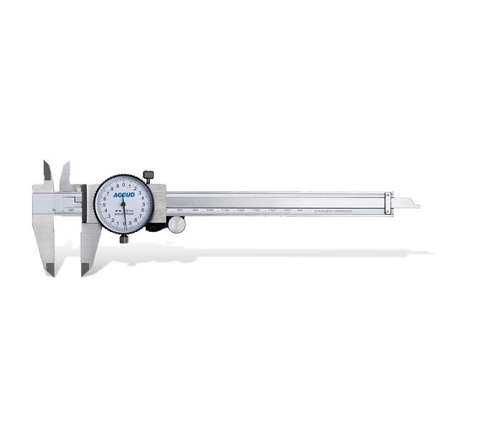 Accud | Vernier Dial Calliper Series 101 0-200mm-Toolcraft