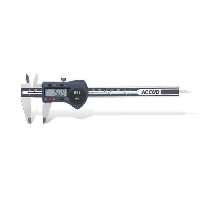Accud | Vernier Digital Calliper 0-200mm/0-8" IP54-Toolcraft