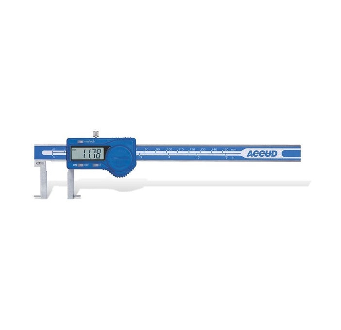 Accud | Vernier Digital Inside Point Calliper 25-200mm-Toolcraft
