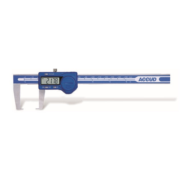 Accud | Vernier Digital Outside Neck Calliper 0-150mm-Toolcraft
