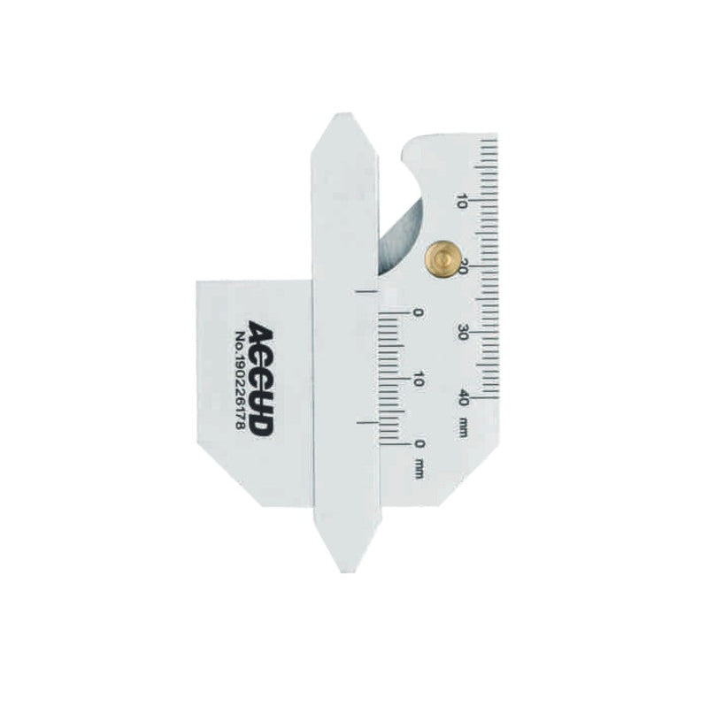 Accud | Welding Gauge 7X Measuring Apps 10,20,1-35,40Mm,60º Range S/Steel-Toolcraft