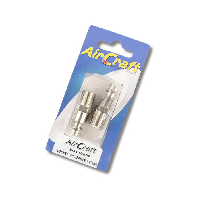 AirCraft | Connector German 1/4" Male 2Pc
