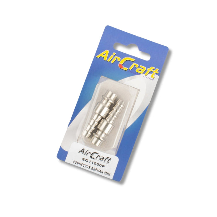AirCraft | Connector German 8mm Hosetail 2Pc
