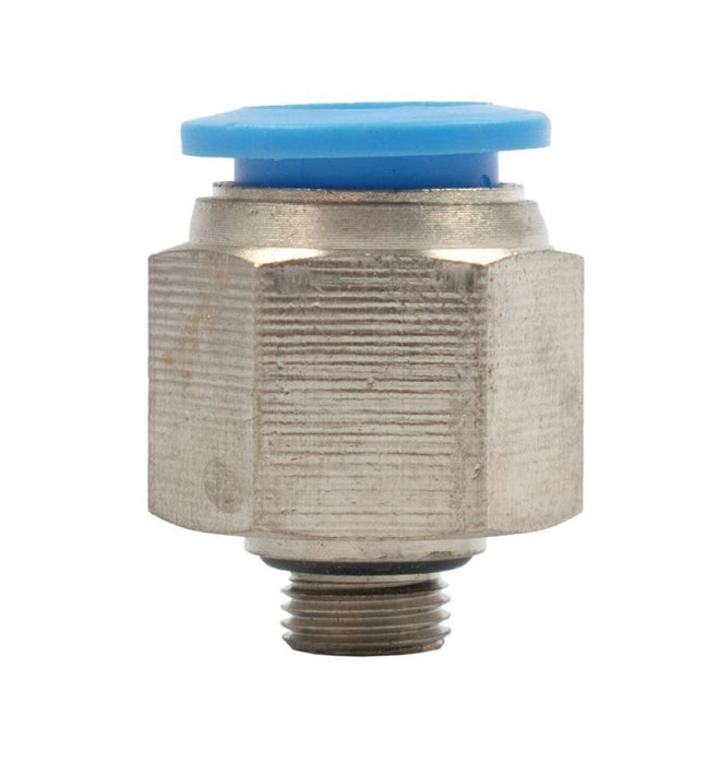 AirCraft | PU Fitting Straight Stud w/O-Ring 12mm-1/8" M