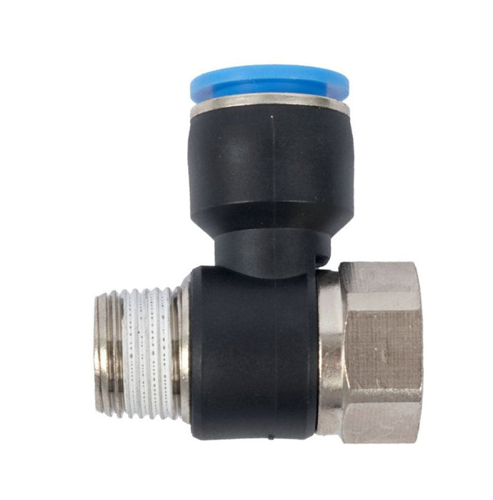 AirCraft | PU Hose Fitting Tee 12mm X 3/8"F X 3/8"M