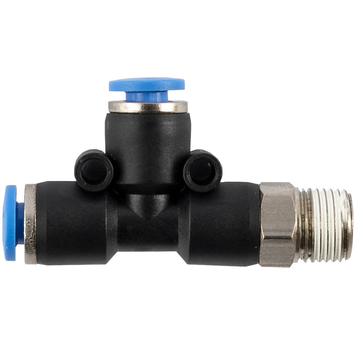 AirCraft | PU Hose Fitting Tee 4X4mm X 1/8"M